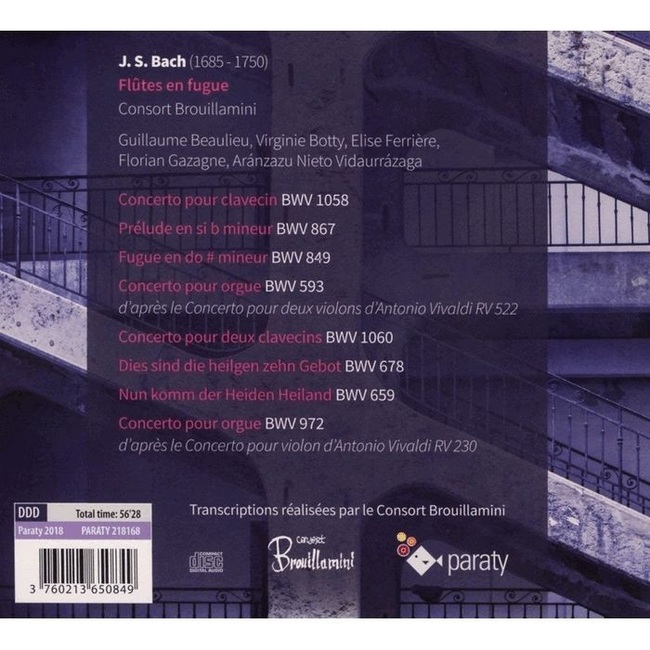 bach : flutes en fugue
