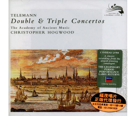 TELEMANN - DOUBLE & TRIPLE CONCERTOS > HOGWOOD, CHRISTOPHER > 佳佳唱片行