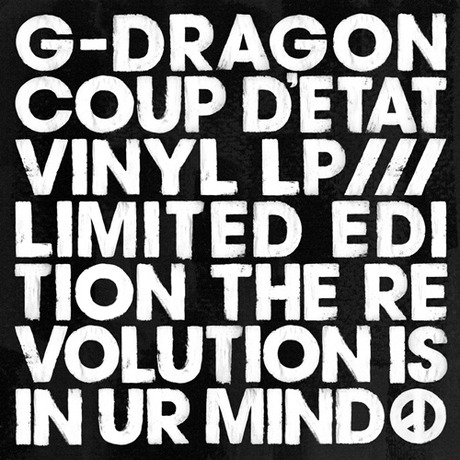 G-DRAGON COUP D'ETAT LP 直筆　BIGBANG G-DRAGON COUP D'ETAT LP 直筆 BIGBANG