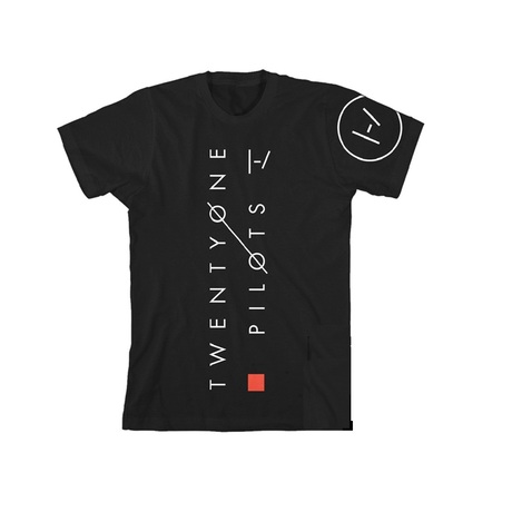 T-Shirt Twenty One Pilots Blurryface Seal Band Logo Officiel Homme Noir