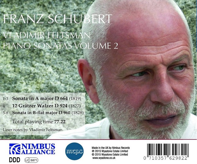 schubert : piano sonatas volume 2/vladimir feltsman > feltsman