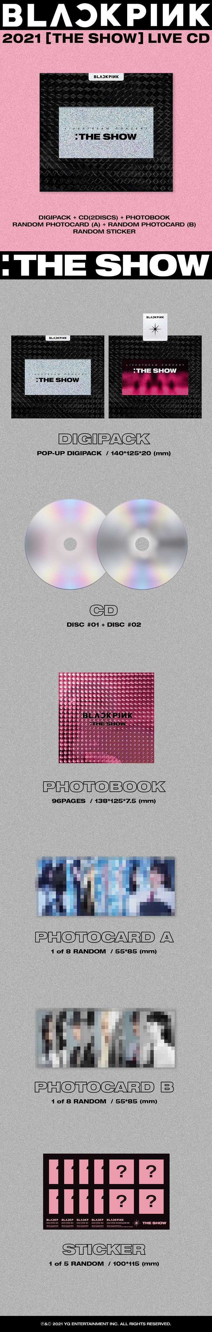 BLACKPINK 2021 [THE SHOW] LIVE CD (2CD) > BLACKPINK／블랙핑크> 佳